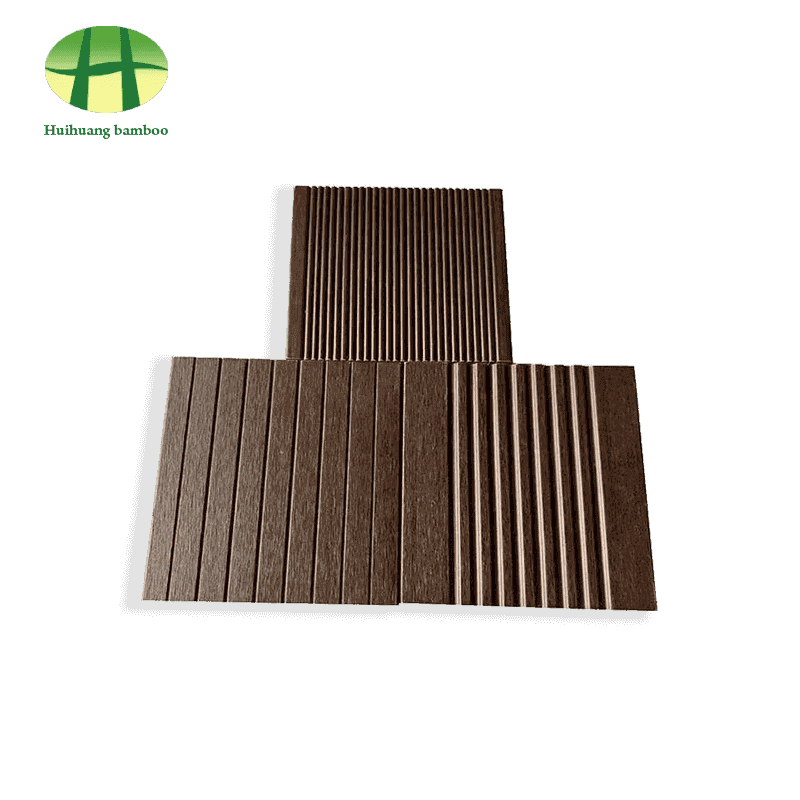 Lantai buluh warna kopi