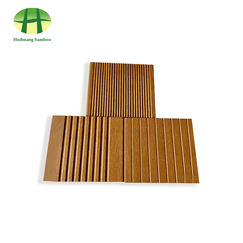 Lantai buluh warna asal