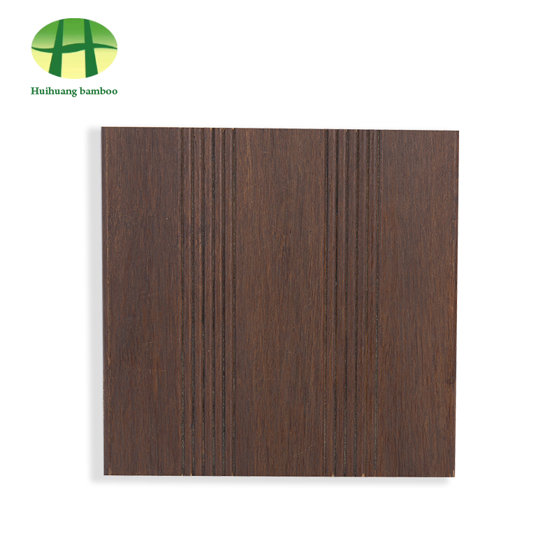 Lantai buluh jalur berganda