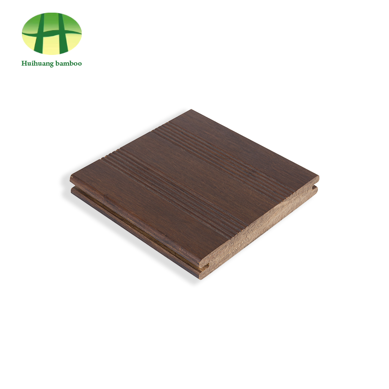 Lantai buluh jalur berganda